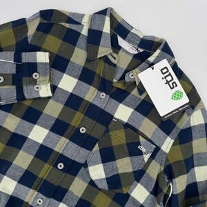 Stio Womens Dovetail Lightweight Flannel Shirt XS Mountain Thyme Plaid‎ NWT $115